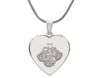 Custom Heart Necklace - Furiendship